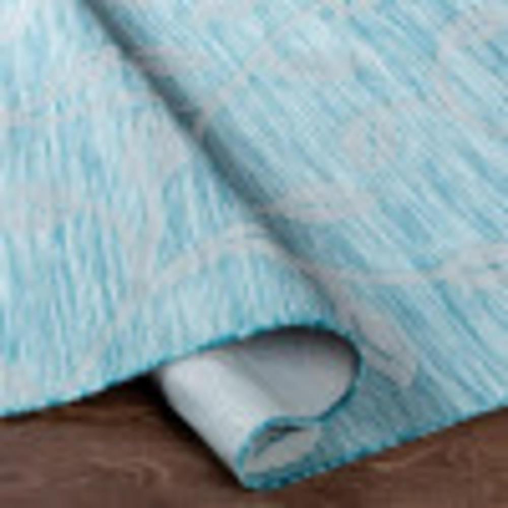 Artistic Weavers Artistic Weavers Verdi Outdoor Traditional Area Rug 5’1″ X 7′ Teal(5’1″ X 7′ Teal)