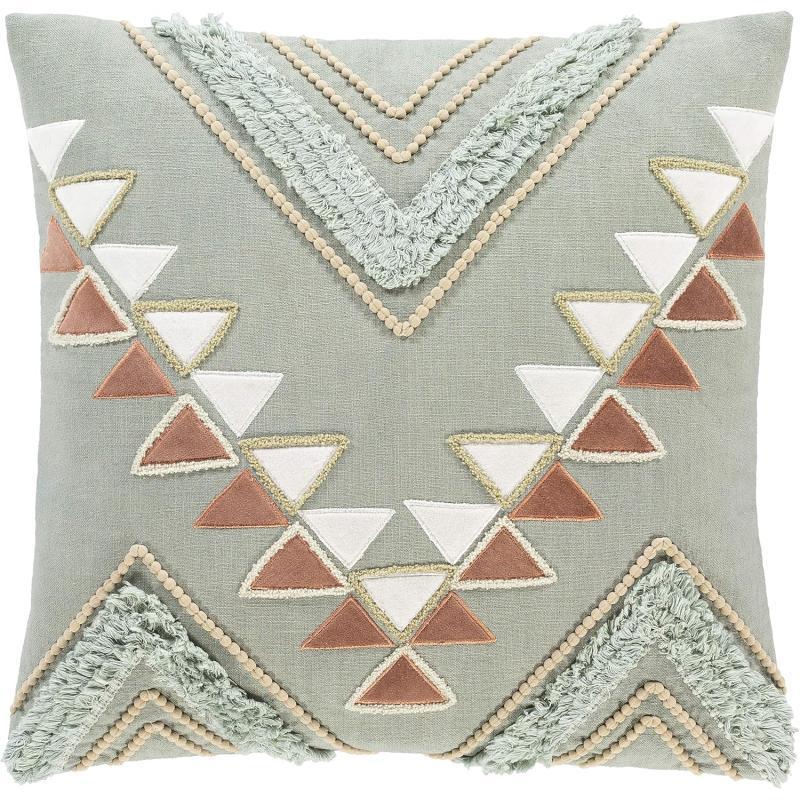 Artistic Weavers Artistic Weavers Zuma Polyfill Pillow Kit 12″ X 20″ Polyester Clay(Mint 22″ X 22″ Polyester)