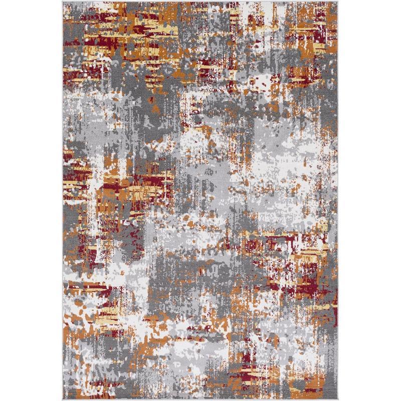 Artistic Weavers Dreama Burnt Orange And Gray Modern Area Rug 5’3″ X 7’6(Dreama Burnt Orange And Gray Modern Area Rug 5’3″ X 7’6)