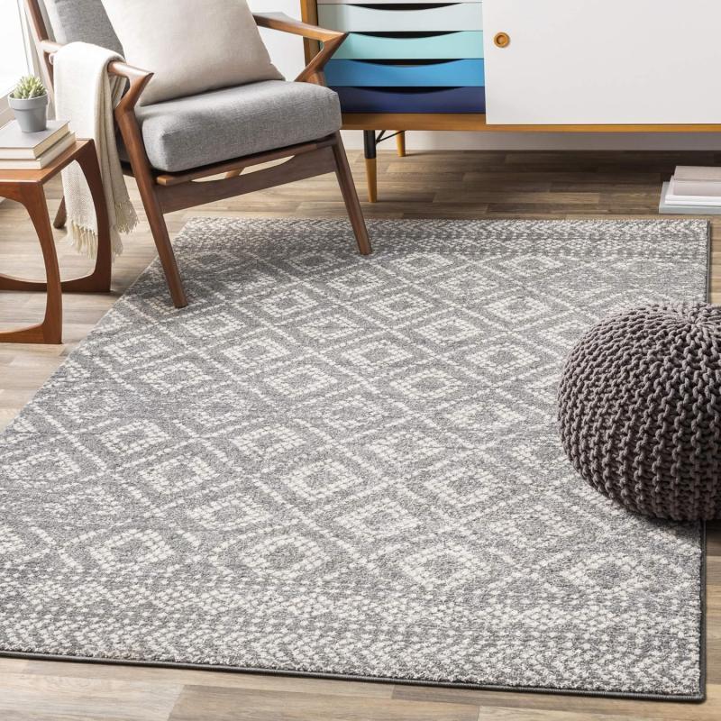 Artistic Weavers Livabliss Candis Area Rug 5’3″ X 7’3″ Light Gray(Medium Gray)