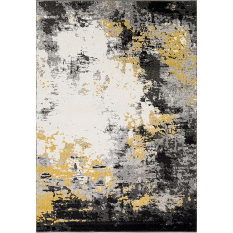 Artistic Weavers Livabliss Cantrell Modern Abstract Area Rug 5’3″ X 7’7″(5′ X 8′) Black(5’3″ X 7’7″)