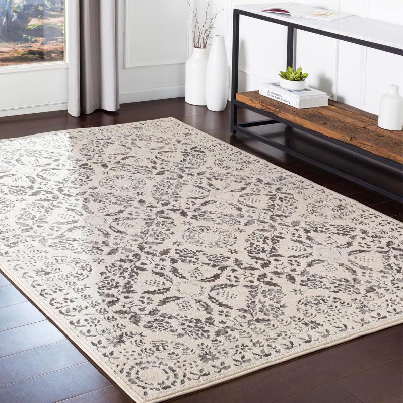 artistic weavers Livabliss Circe Vintage Area Rug 5’3″ x 7’3″ Medium Gray(2′ x 2’11”)