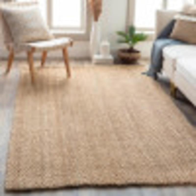 Artistic Weavers Livabliss Iraja Herringbone Natural Fiber Woven Area Rug 5′ X 8′ Wheat(Wheat)