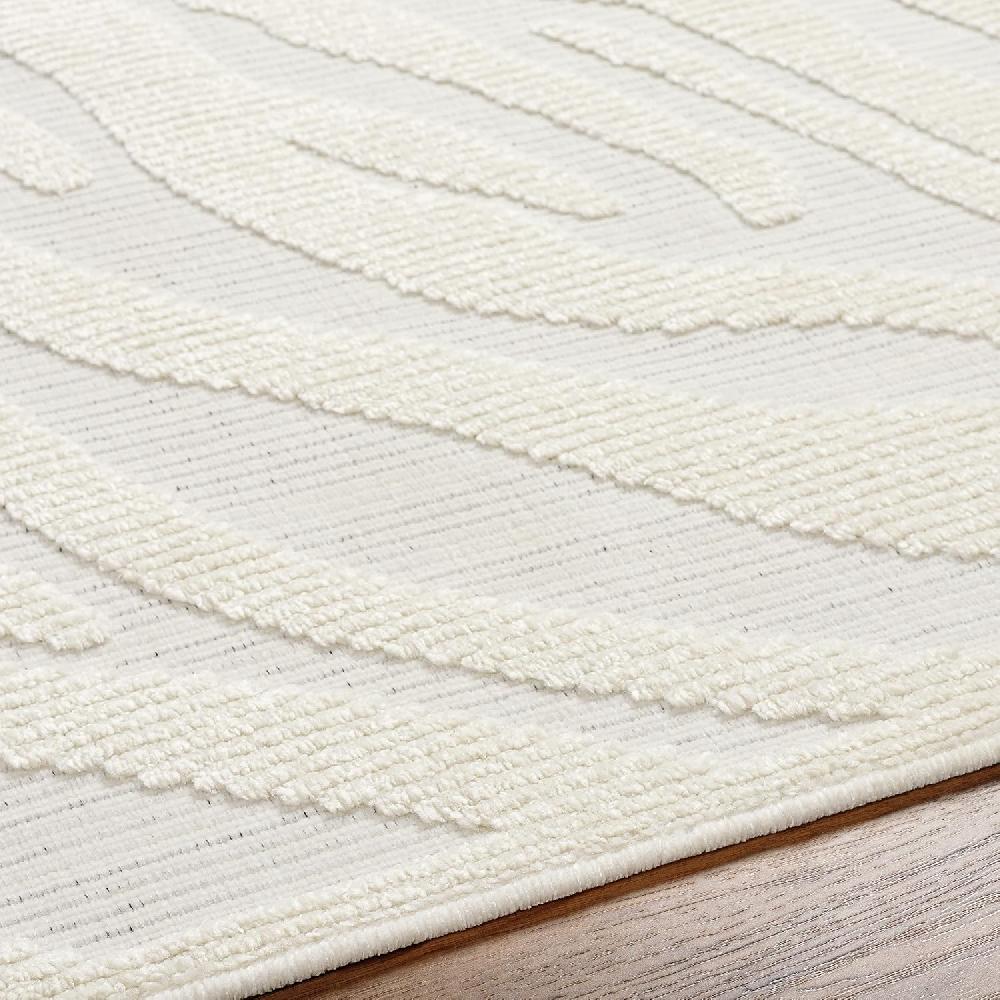 Artistic Weavers Livabliss Lyna Modern Washable Rug 5′ X 7’2″ Cream(2′ X 2’10”)