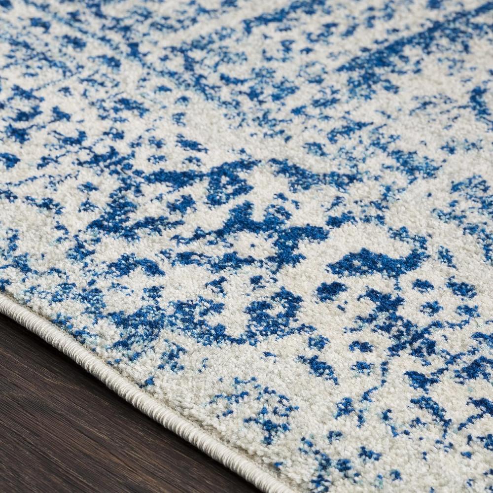 Artistic Weavers Valeria Dark Blue Light Gray And Beige Updated Traditional Area Rug 7’10” X 10’3(7’10” X 10’3″ Blue)