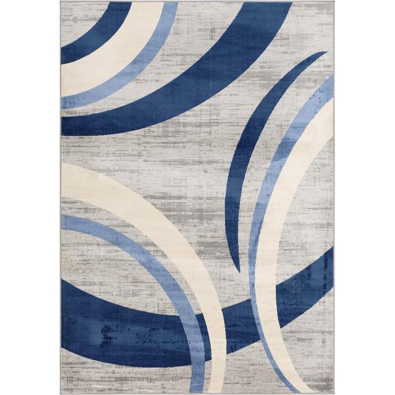 Artistic Weavers Zara Modern Geometric Area Rug 5’3″ X 7’3″ Navy(Navy)