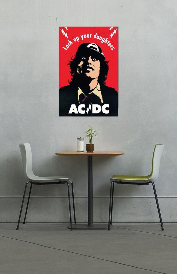 Artopweb Ac/dc - Lock Up Your Daughters Decorative MDF Panel (60x90cm)