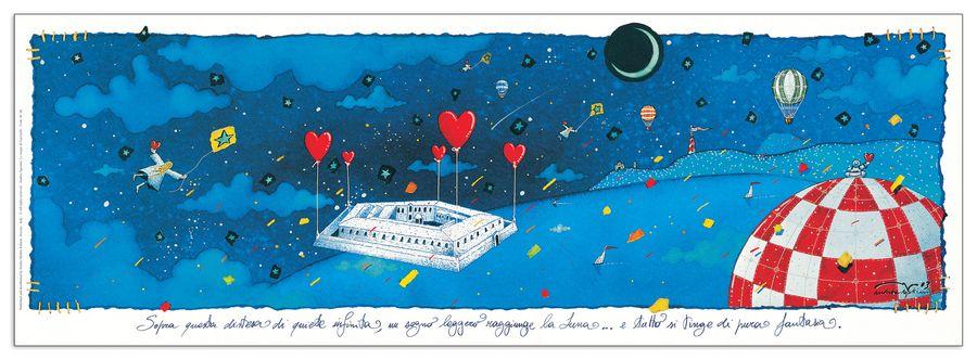 artopweb Agostini - Le Magie Di Vanvitelli Decorative MDF Panel (100x35cm)