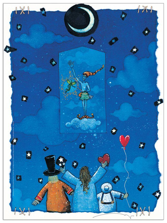 artopweb Agostini - Salutano Peter Pan Decorative MDF Panel (60x80cm)