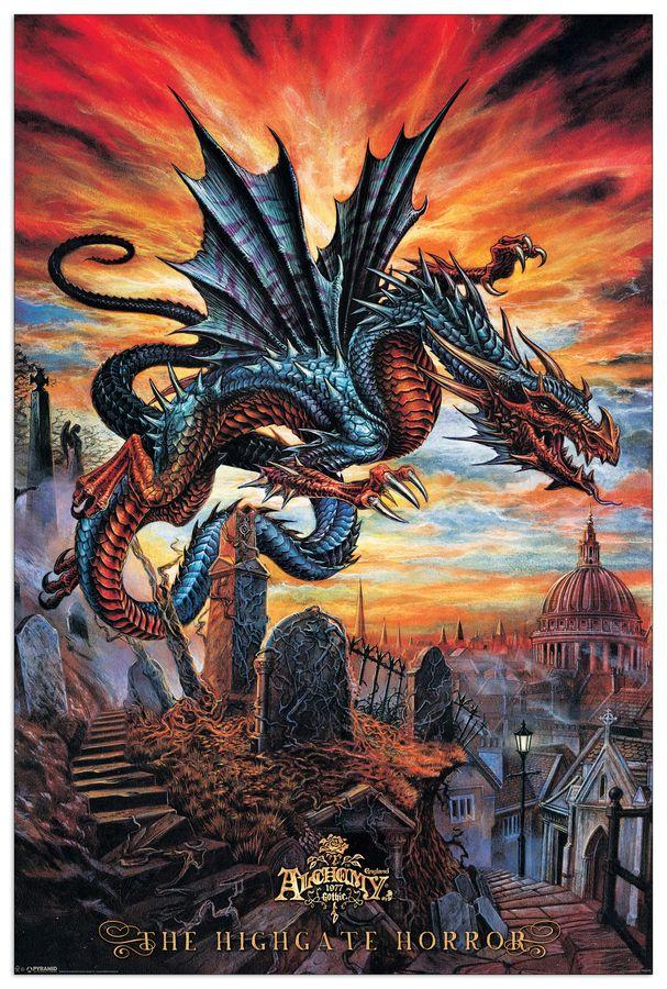 artopweb Alchemy - Alchemy Highgate Horror Decorative MDF Panel (60x90cm)