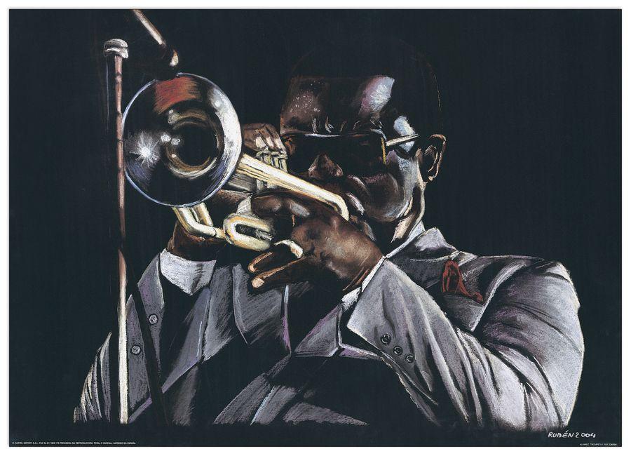 artopweb Alvarez - Trompeta I Decorative MDF Panel (70x50cm)