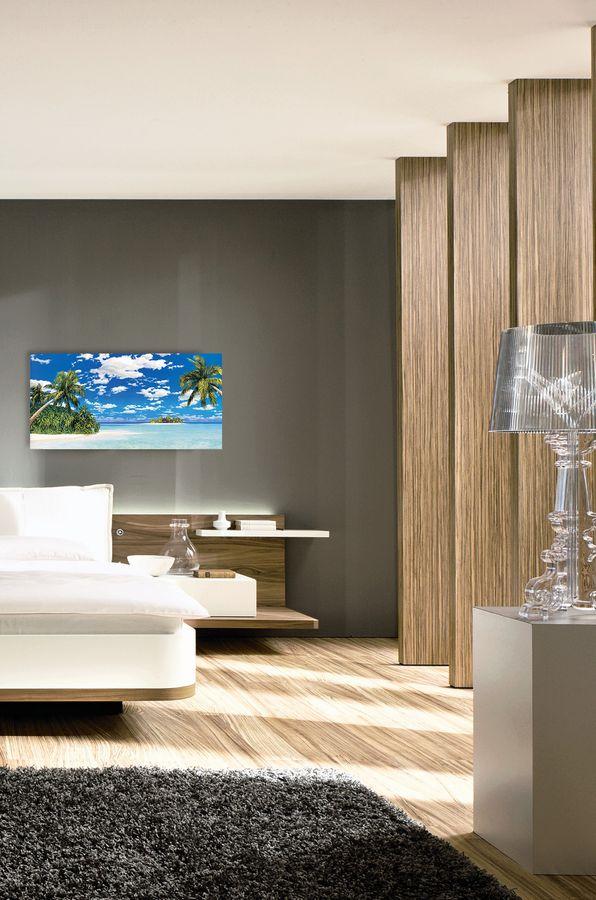 Artopweb Amstici - Isola Tropicale Decorative MDF Panel (100x50cm)