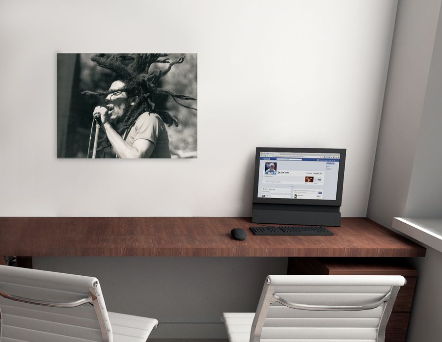 Artopweb Anonymous - Bob Marley Decorative MDF Panel (80x60cm)