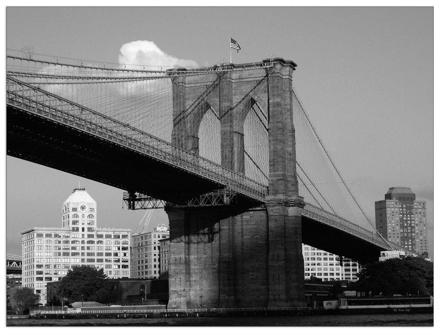 artopweb Anonymous - Bridge Decorative MDF Panel (80x60cm)