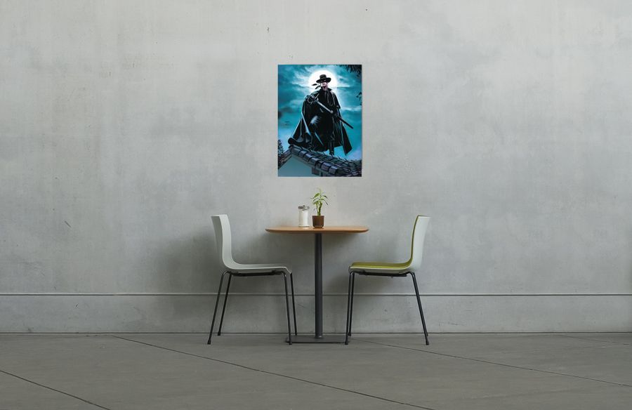 Artopweb Anonymous - Il Ritorno Di Zorro Decorative MDF Panel (60x80cm)