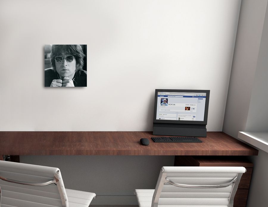 Artopweb Anonymous - John Lennon Decorative MDF Panel (40x40cm)