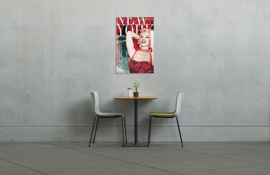 Artopweb Anonymous - Marilyn Monroe - New York Decorative MDF Panel (60x90cm)