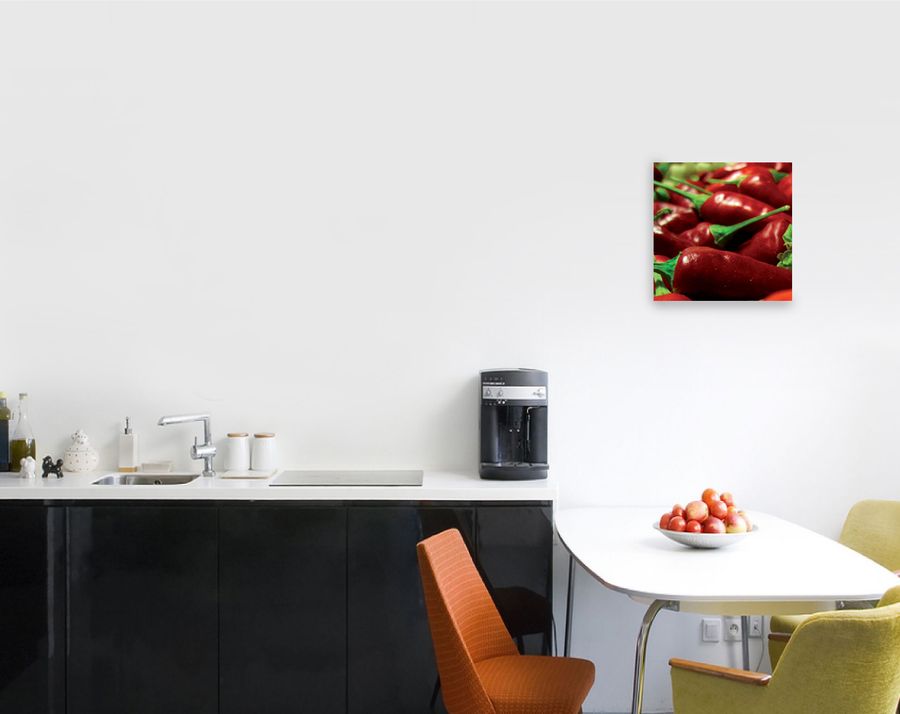 Artopweb Anonymous - Peperoncini Decorative MDF Panel (30x30cm)