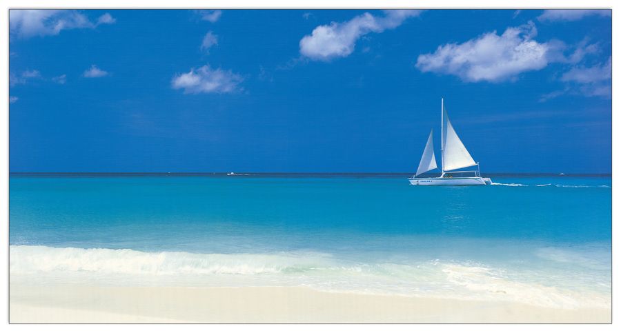 artopweb Anonymous - Spiaggia Decorative MDF Panel (104x54cm)