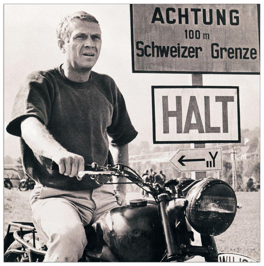 artopweb Anonymous - Steve Mcqueen (The Great Escape) Decorative MDF Panel (40x40cm)