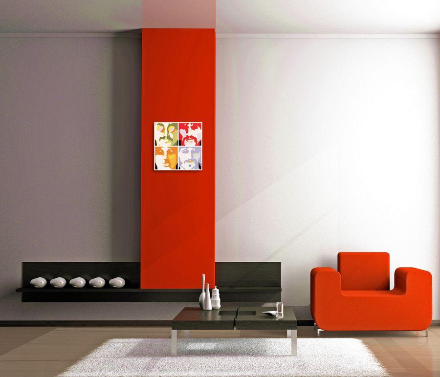 Artopweb Anonymous - The Beatles Decorative MDF Panel (28x28cm)