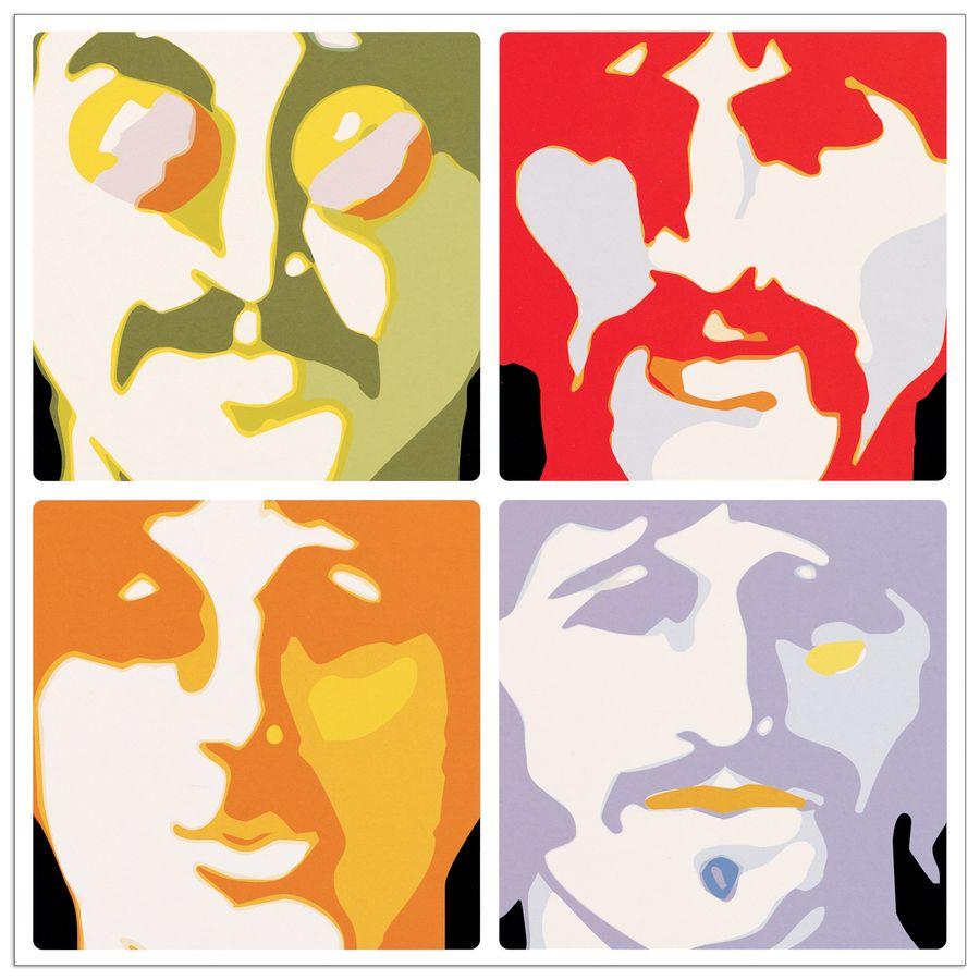 artopweb Anonymous - The Beatles Decorative MDF Panel (28x28cm)