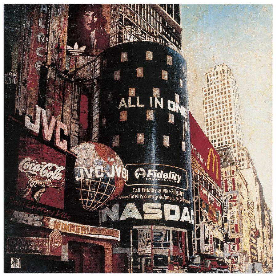 artopweb Arietti - Nasdaq Connection Decorative MDF Panel (70x70cm)