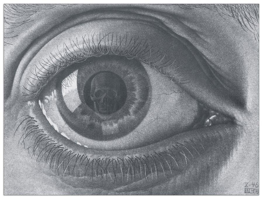 artopweb Escher - Eye Decorative MDF Panel (43x32cm)