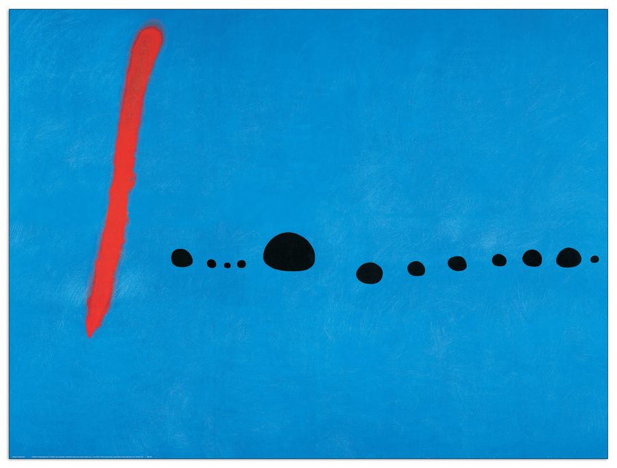 artopweb MirÒ - Blue 2 Decorative MDF Panel (120x90cm)