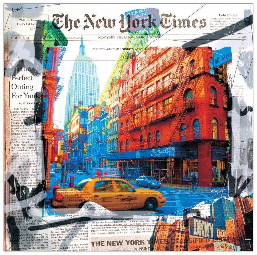 artopweb Mn.ff - Taxi Decorative MDF Panel (70x70cm)