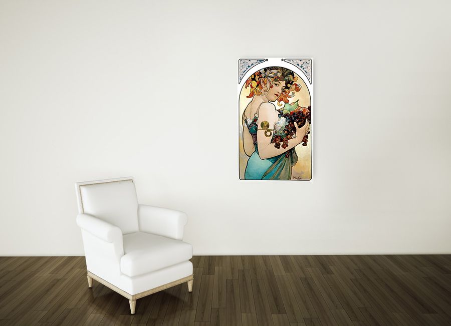 Artopweb Mucha - Fruit Decorative MDF Panel (60x98cm)