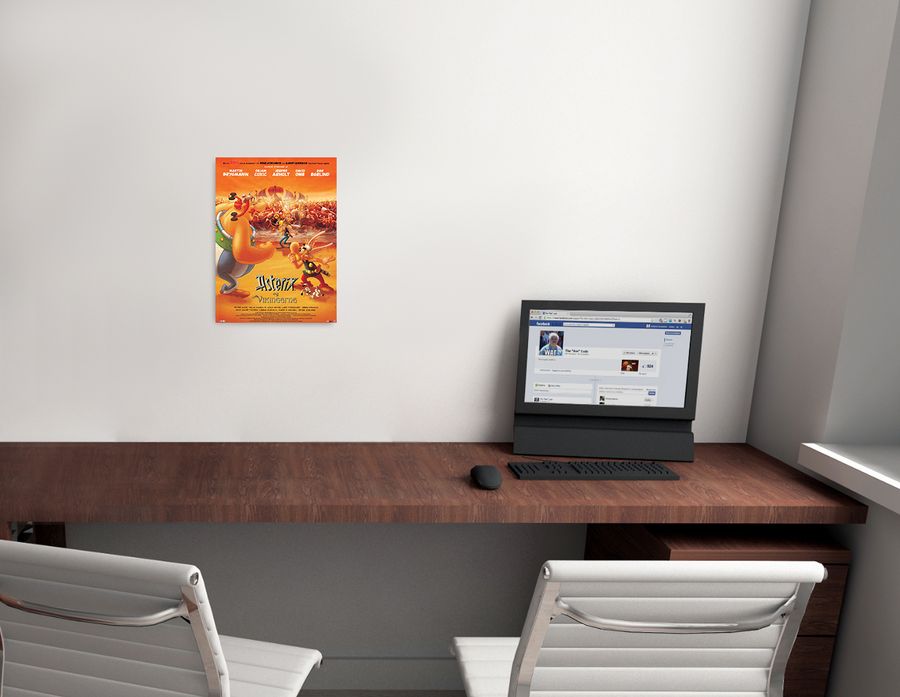 Artopweb Null - Asterix Decorative MDF Panel (26x36cm)