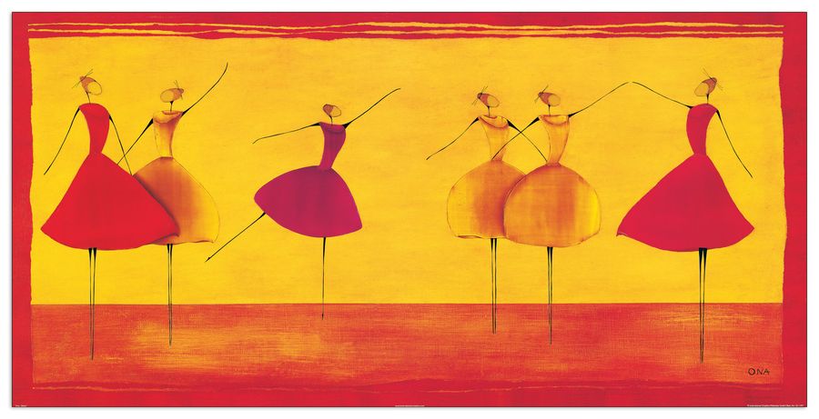 artopweb Ona - Ballet Decorative MDF Panel (100x50cm)