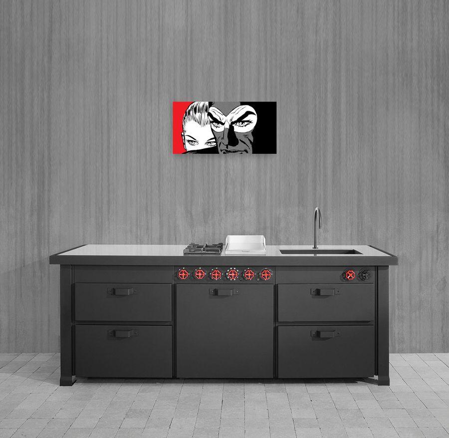 Artopweb Astorina - Eva & Diabolik Decorative MDF Panel (100x50cm)