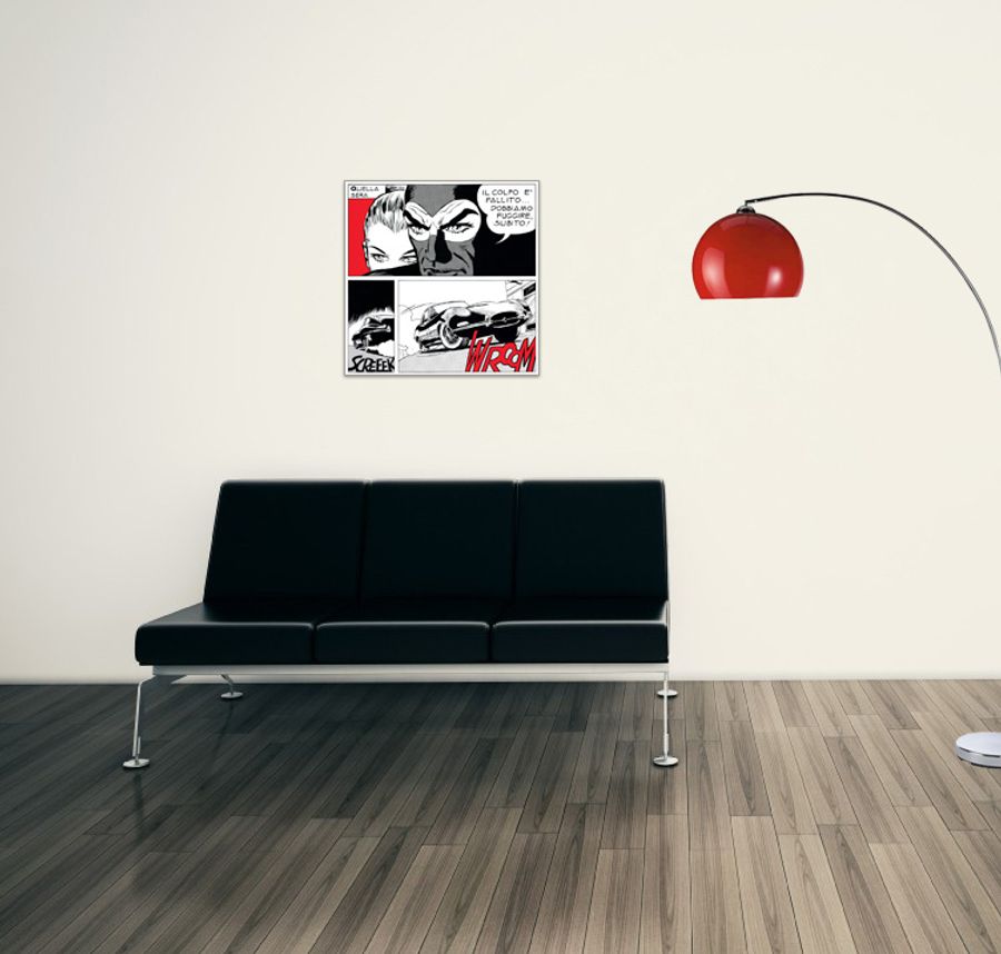 Artopweb Astorina - Il Colpo è Fallito Decorative MDF Panel (50x50cm)