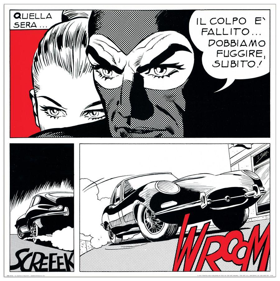 artopweb Astorina - Il colpo è fallito Decorative MDF Panel (50x50cm)