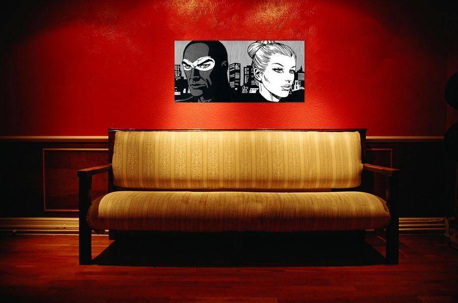 Artopweb Astorina - Insieme (Diabolik & Eva Kant) Decorative MDF Panel (100x50cm)