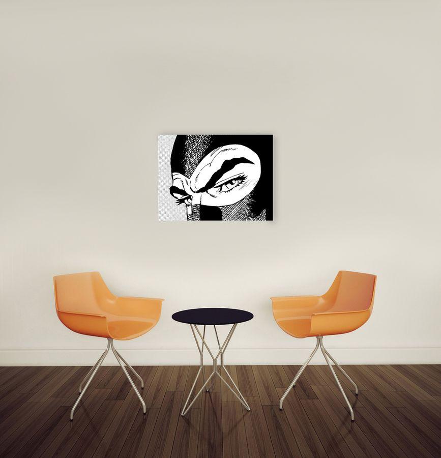 Artopweb Astorina - Lo Sguardo Di Diabolik Decorative MDF Panel (80x60cm)