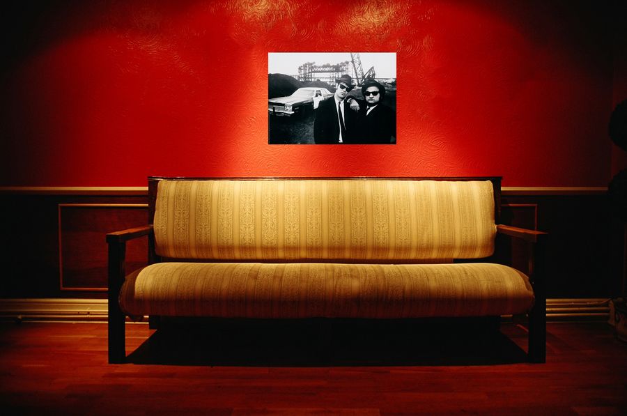 Artopweb Baker - Blues Brother Decorative MDF Panel (71x49cm)