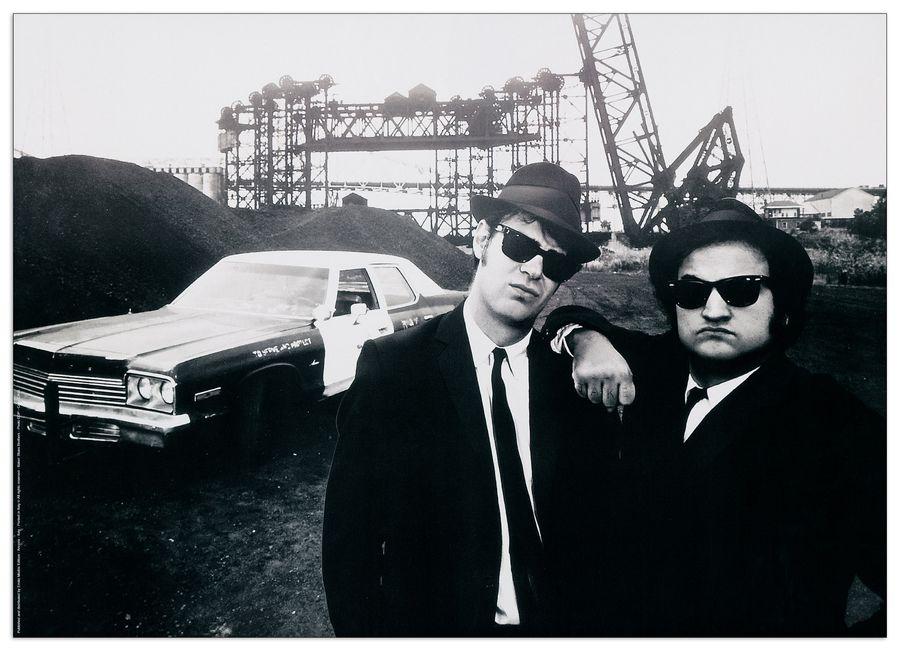 artopweb Baker - Blues Brother Decorative MDF Panel (71x49cm)