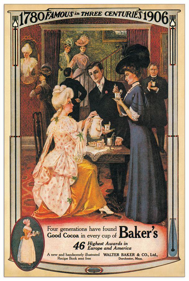 artopweb Bakers - Good Cocoa Decorative MDF Panel (46x69cm)