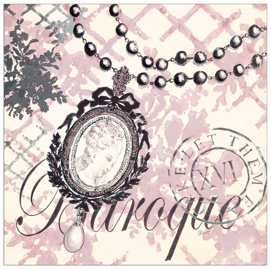 artopweb Barrett - Baroque Bling Decorative MDF Panel (30x30cm)