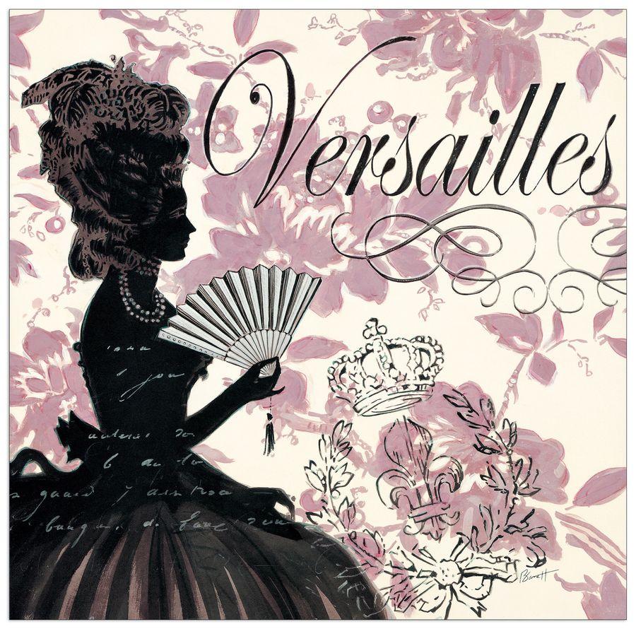 artopweb Barrett - Baroque Silhouette Decorative MDF Panel (30x30cm)