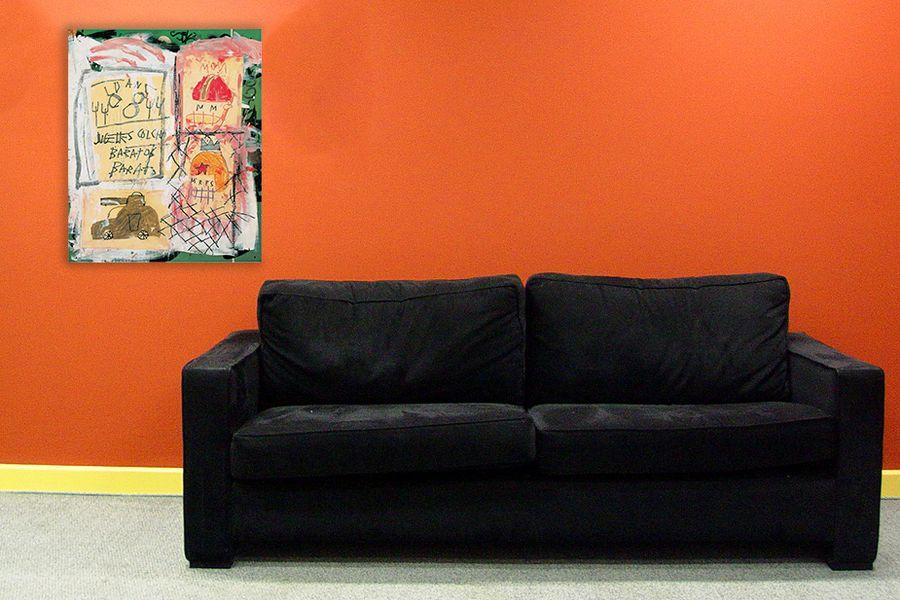 Artopweb Basquiat - Untitled Decorative MDF Panel (55x67cm)