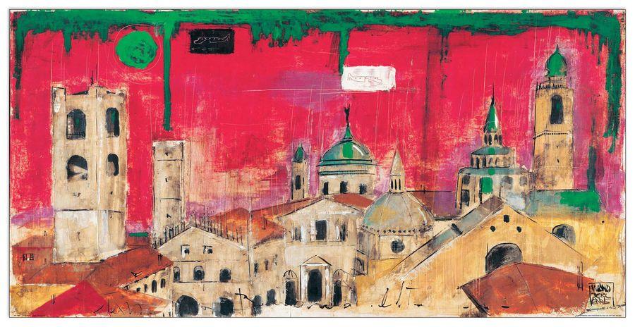 artopweb Berlendis - Città Alta Decorative MDF Panel (100x50cm)