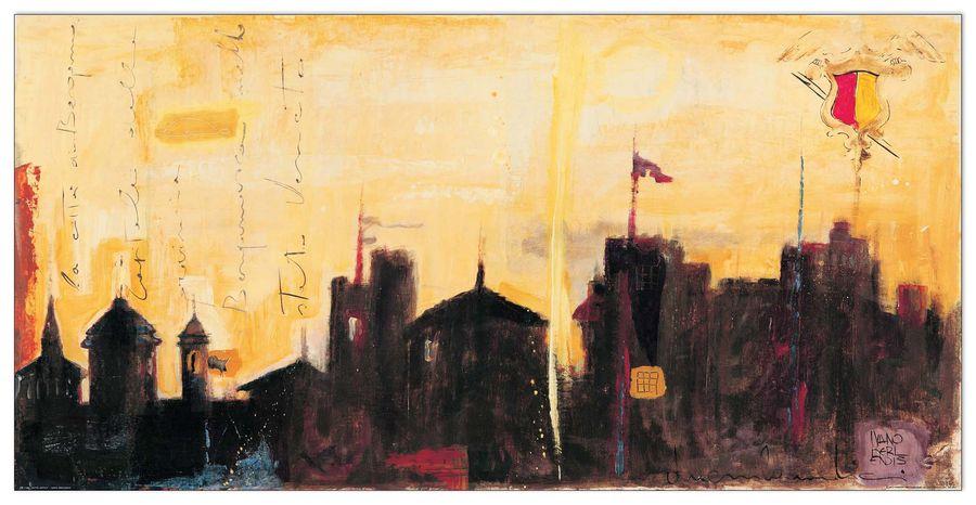 artopweb Berlendis - Città Antica Decorative MDF Panel (100x50cm)