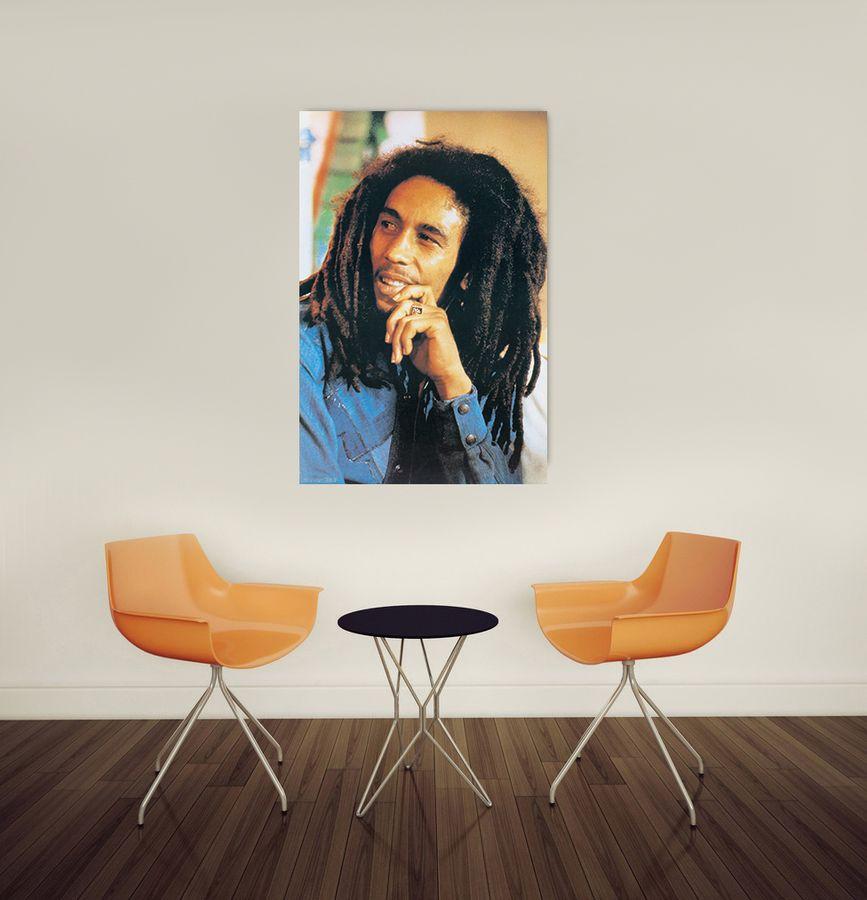 Artopweb Bob Marley - Bob Marley Decorative MDF Panel (60x90cm)