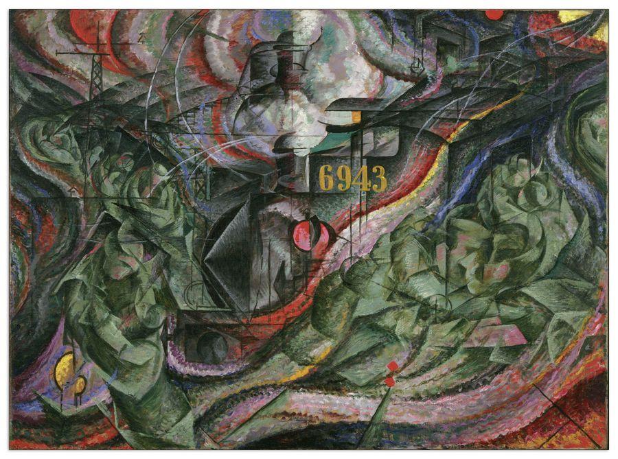 artopweb Boccioni - States Of Mind I Decorative MDF Panel (80x58cm)
