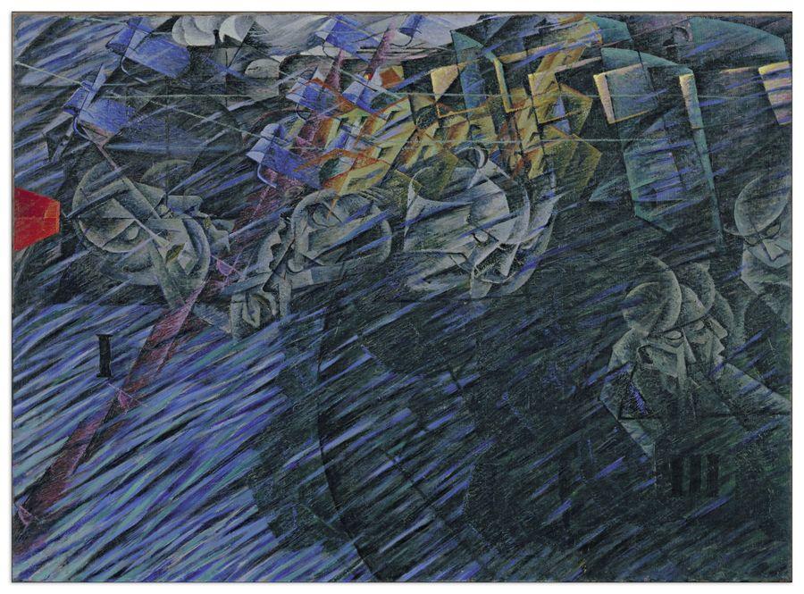 artopweb Boccioni - States Of Mind II Decorative MDF Panel (80x58cm)