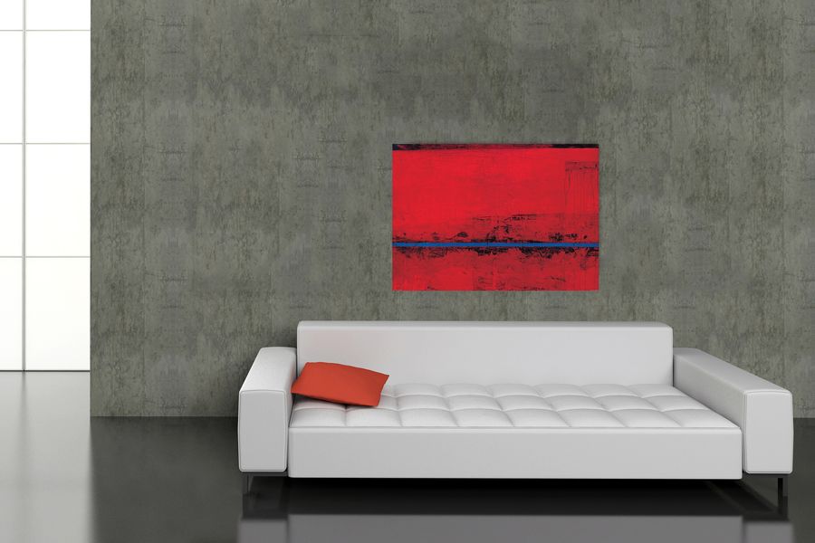 Artopweb Bohnekamp - Red Lake Decorative MDF Panel (138x98cm)